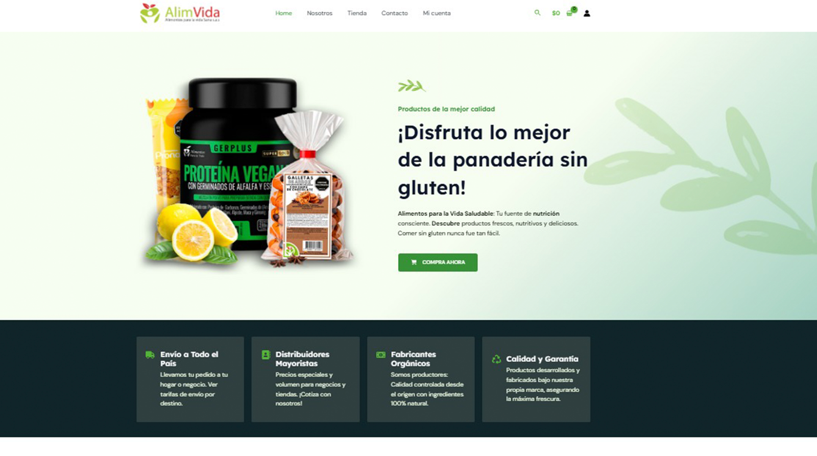 Online store · conscious food retail