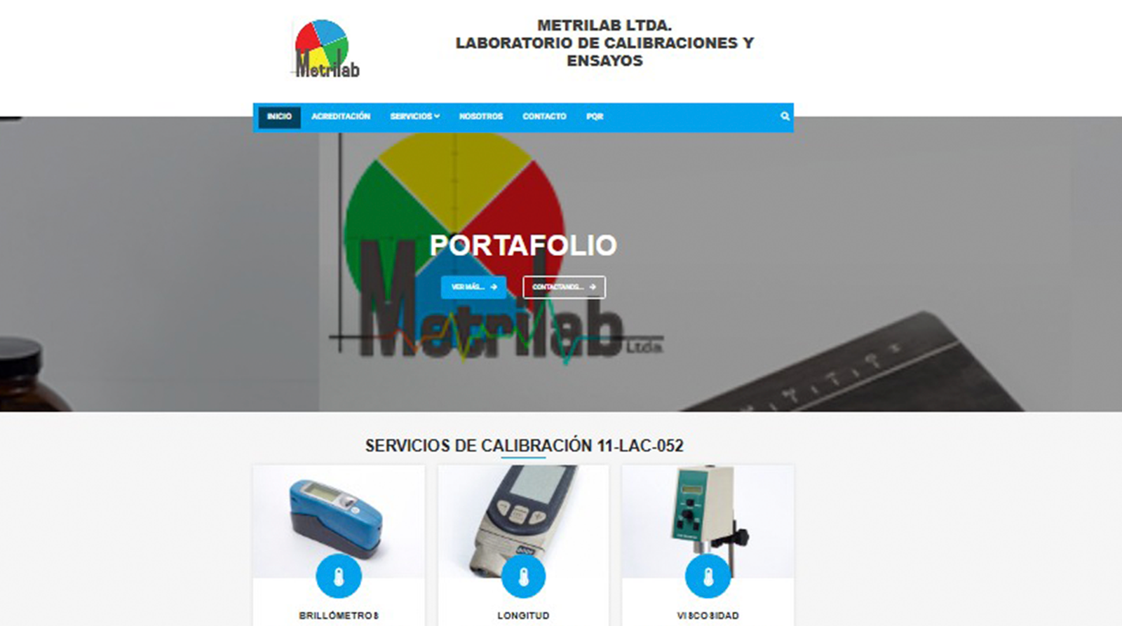 Metrilab corporate website